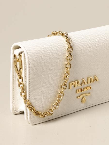 white prada purse with white ribbon|Prada over shoulder bag.